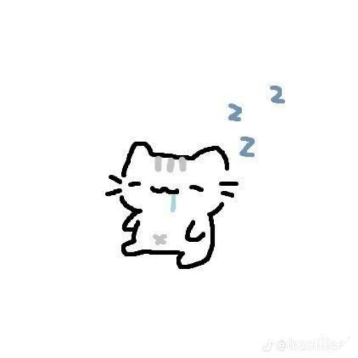 🐱 Стикер «Doodle cats» для Telegram