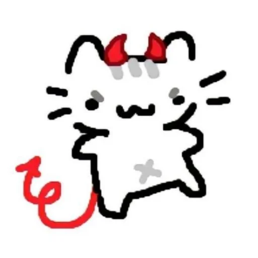 😈 Стикер «Doodle cats» для Telegram