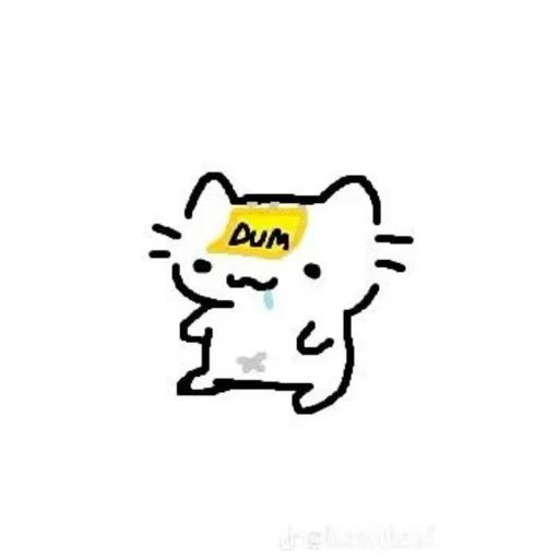 🐱 Стикер «Doodle cats» для Telegram