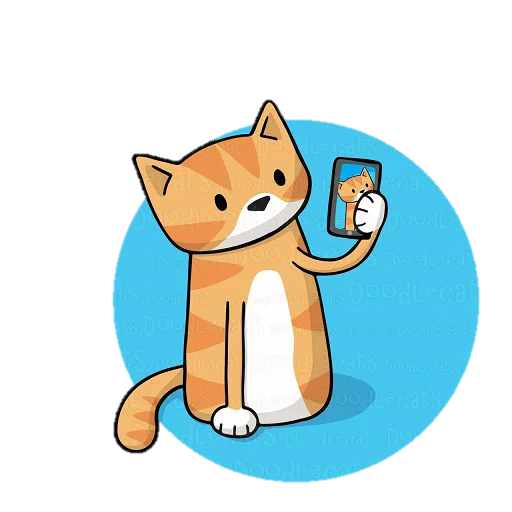 😏 Стикер «doodlecats» для Telegram