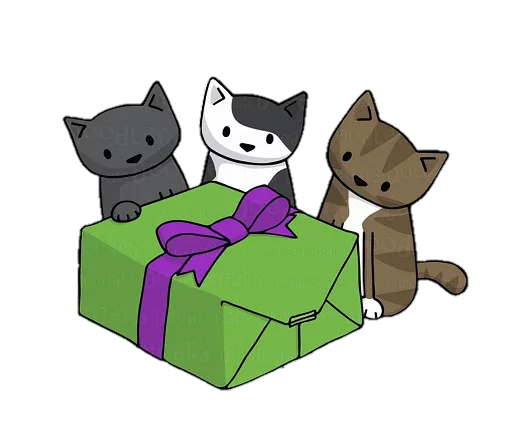 🎂 Стикер «doodlecats» для Telegram