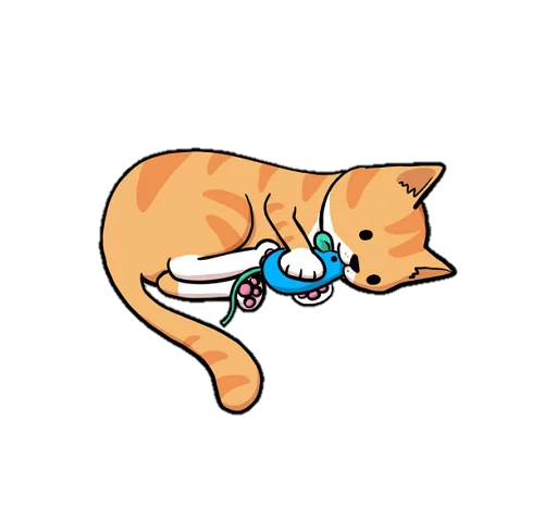 👅 Стикер «doodlecats» для Telegram