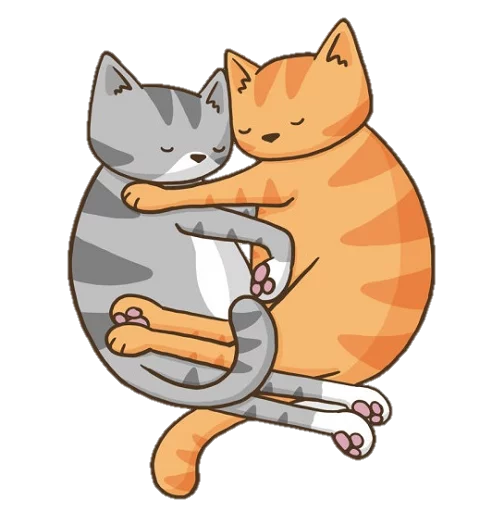 😴 Стикер «doodlecats» для Telegram