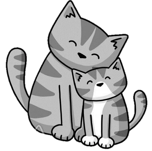 ❤ Стикер «doodlecats» для Telegram
