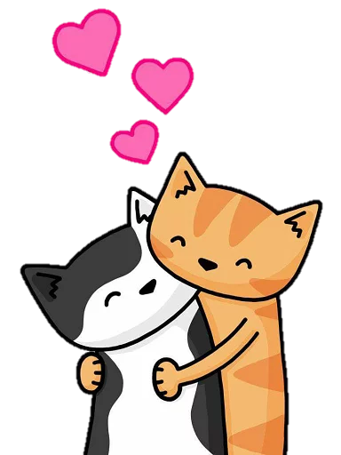 Стикерпак doodlecats для Telegram