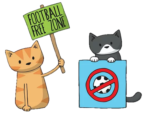 ⚽ Стикер «doodlecats» для Telegram