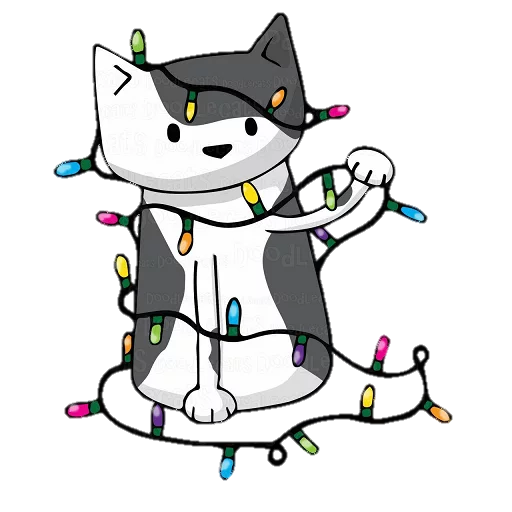 😌 Стикер «doodlecats» для Telegram