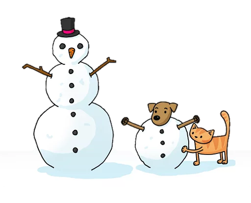 ❄ Стикер «doodlecats» для Telegram