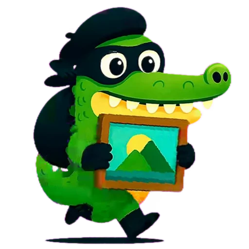 💰 Стикер «Doodle Gator» для Telegram