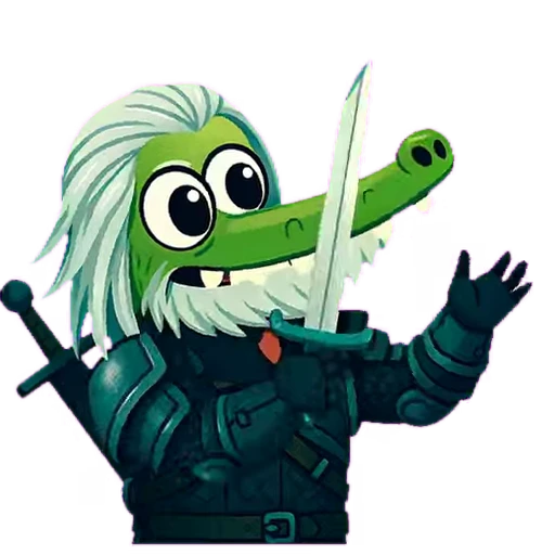 🪙 Стикер «Doodle Gator» для Telegram
