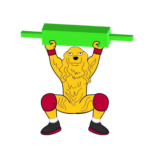 🏋️ Стикер «Doogle» для Telegram