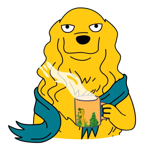☕️ Стикер «Doogle» для Telegram