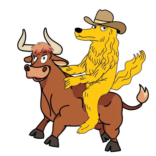 🐂 Стикер «Doogle» для Telegram