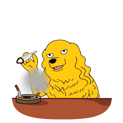 🚬 Стикер «Doogle» для Telegram