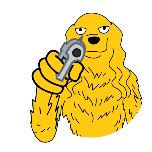 🔫 Стикер «Doogle» для Telegram