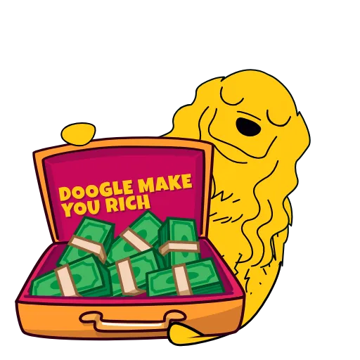 🤑 Стикер «Doogle» для Telegram