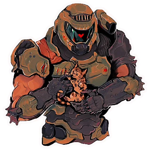 😍 Стикер «Doom Eternal» для Telegram