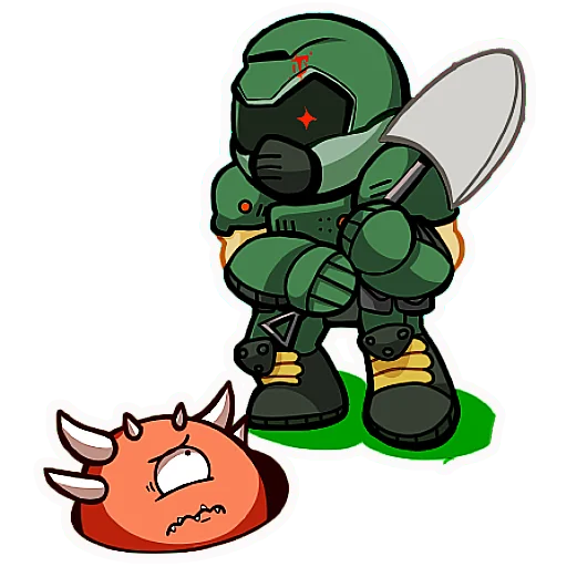 👎 Стикер «Doom Eternal» для Telegram