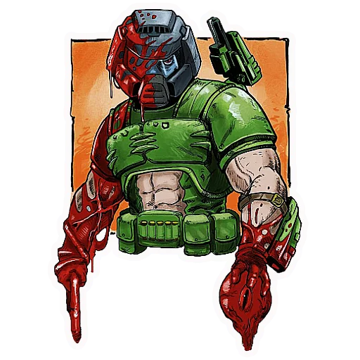 😎 Стикер «Doom Eternal» для Telegram