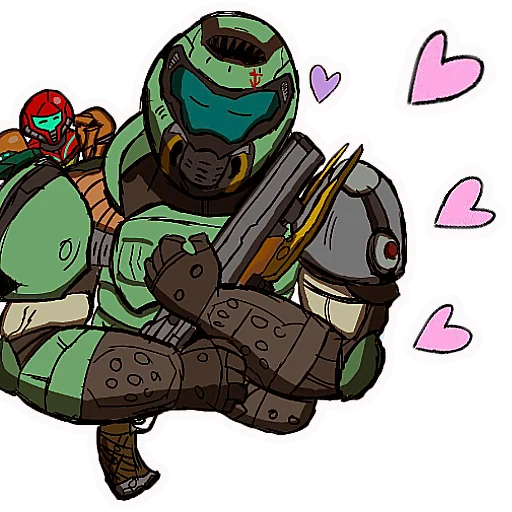 🥰 Стикер «Doom Eternal» для Telegram