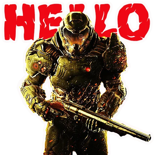 👋 Стикер «Doom Eternal» для Telegram