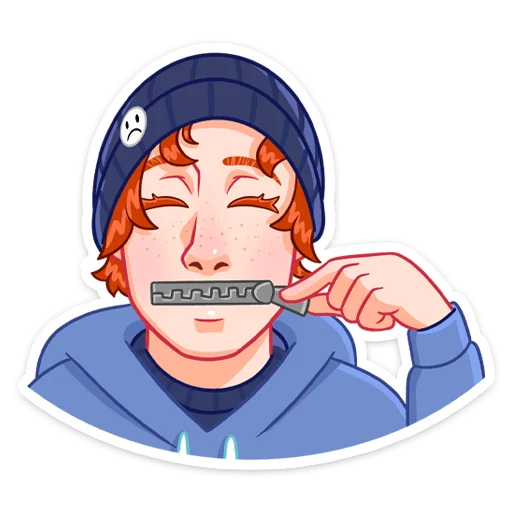 🤫 Стикер «Думер Дэн» для Telegram