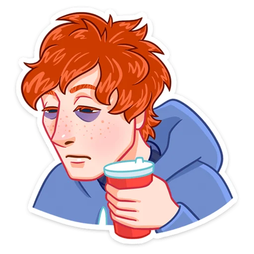 ☕ Стикер «Думер Дэн» для Telegram