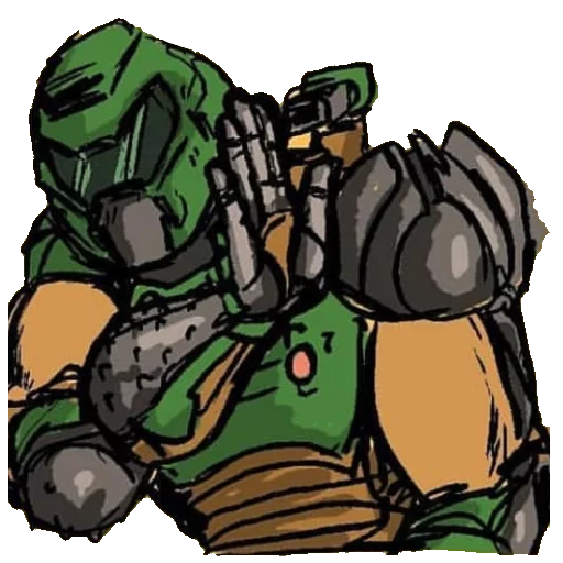 😑 Стикер «Doom Rip & Tear» для Telegram