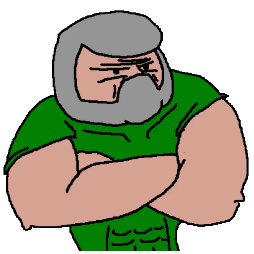 😠 Стикер «Doom Rip & Tear» для Telegram