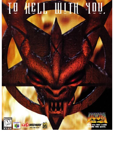 👿 Стикер «Doom Rip & Tear» для Telegram