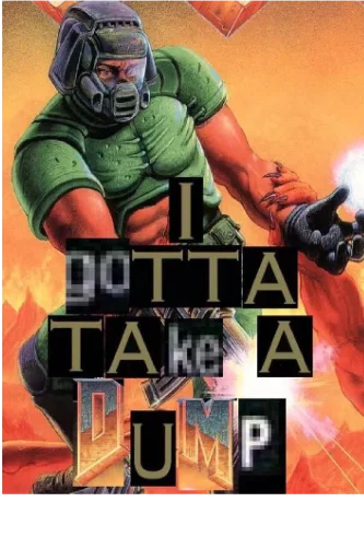 💩 Стикер «Doom Rip & Tear» для Telegram