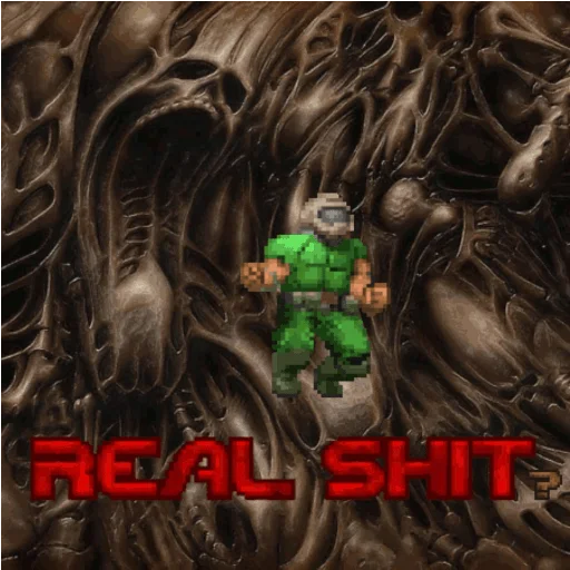 🤩 Стикер «Doom Rip & Tear» для Telegram