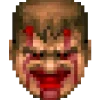 Стикер 15 😠 Doomguy emoji (Doom)