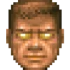 Стикер 16 😠 Doomguy emoji (Doom)