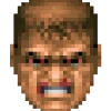Стикер 8 Doomguy emoji (Doom)