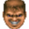 Стикер 12 Doomguy emoji (Doom)