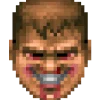Стикер 14 Doomguy emoji (Doom)