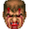 Стикер 10 Doomguy emoji (Doom)