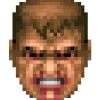 Стикер 9 Doomguy emoji (Doom)