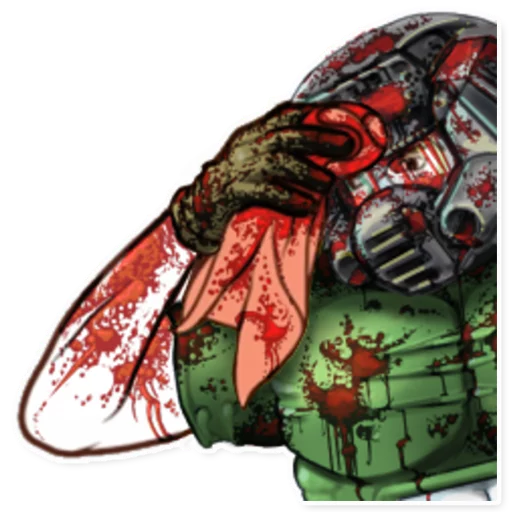 😓 Стикер «DOOM» для Telegram