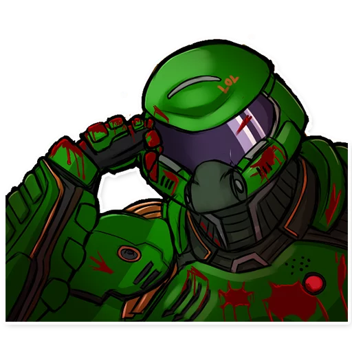 👍 Стикер «DOOM» для Telegram