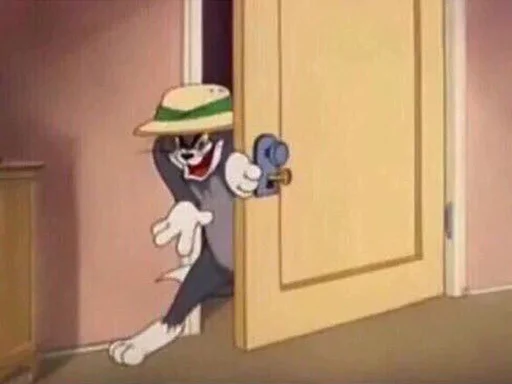 😈 Стикер «dope Tom & Jerry» для Telegram
