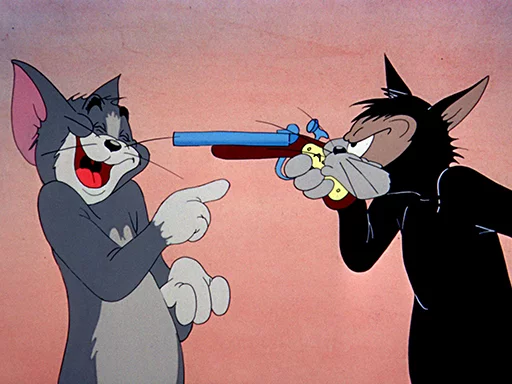 😆 Стикер «dope Tom & Jerry» для Telegram