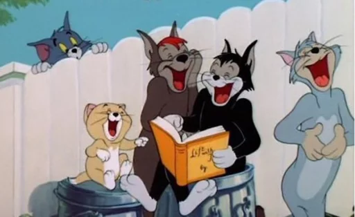 😂 Стикер «dope Tom & Jerry» для Telegram