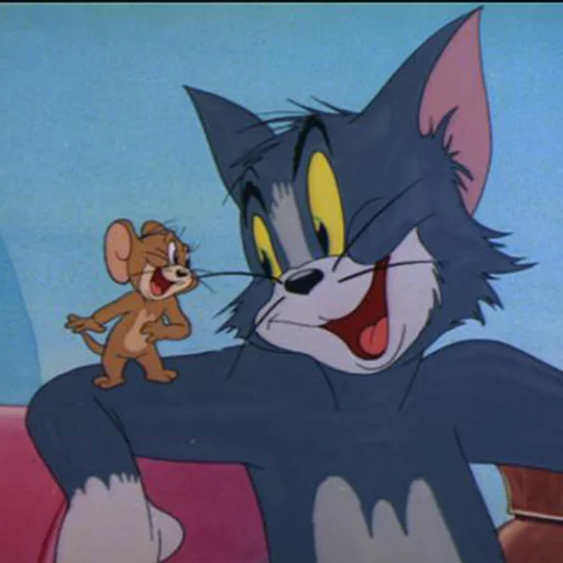 😈 Стикер «dope Tom & Jerry» для Telegram