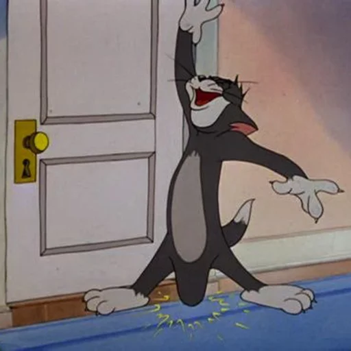 🤣 Стикер «dope Tom & Jerry» для Telegram