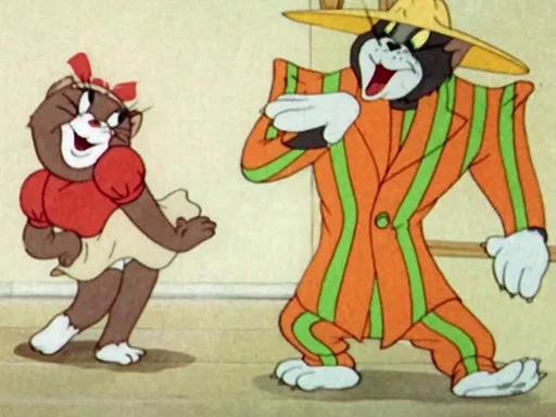 💃 Стикер «dope Tom & Jerry» для Telegram