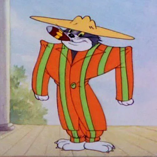 🧥 Стикер «dope Tom & Jerry» для Telegram