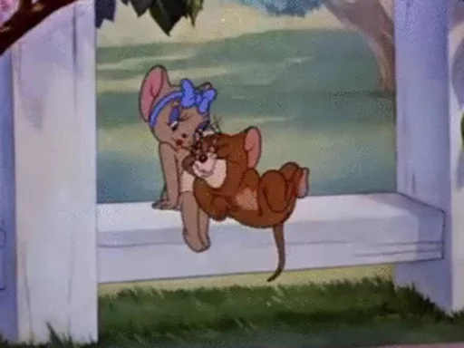 🤗 Стикер «dope Tom & Jerry» для Telegram