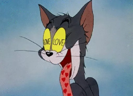 😍 Стикер «dope Tom & Jerry» для Telegram